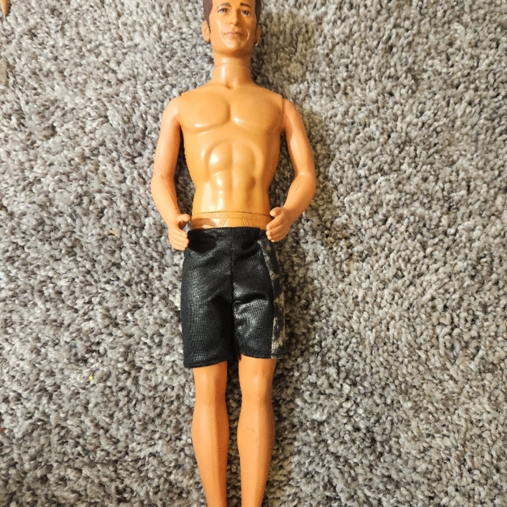 Ken Doll with Black Shorts